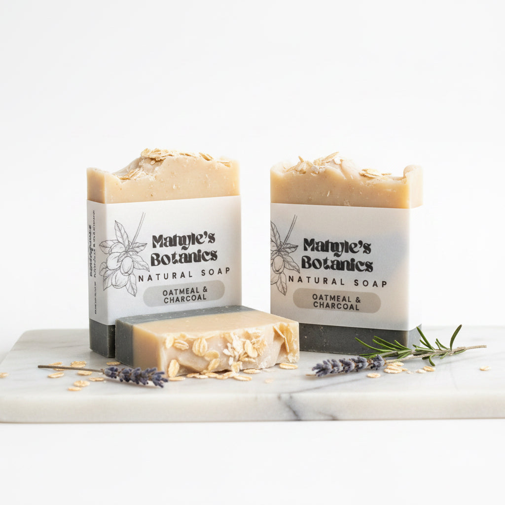 Charcoal Oatmeal Soap