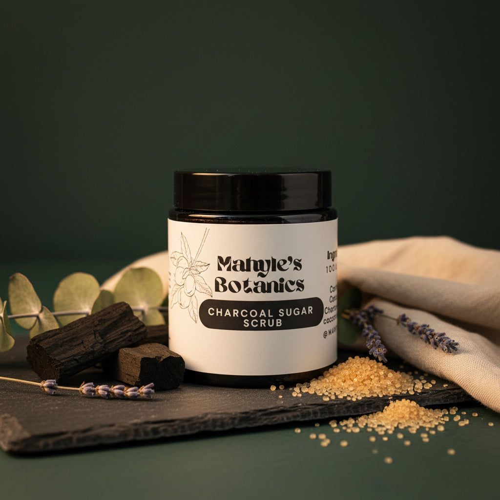 Charcoal Sugar Scrub