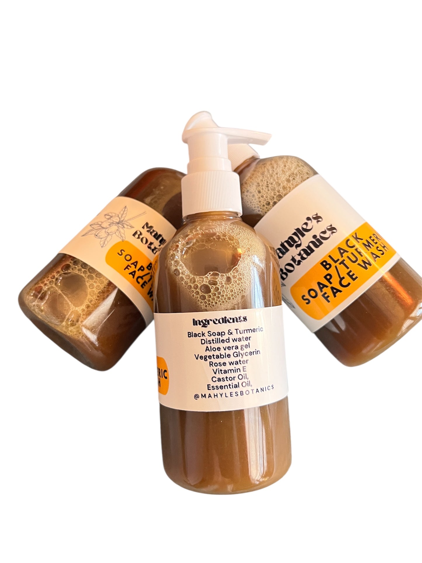 Turmeric Black Soap Facial Wash