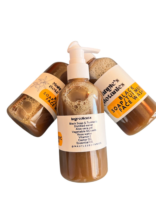 Turmeric Black Soap Facial Wash